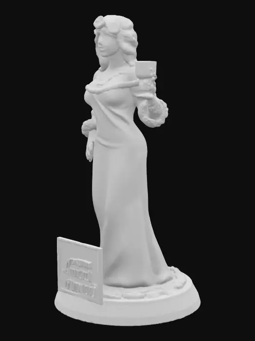3D model for Maria Padilha Statue