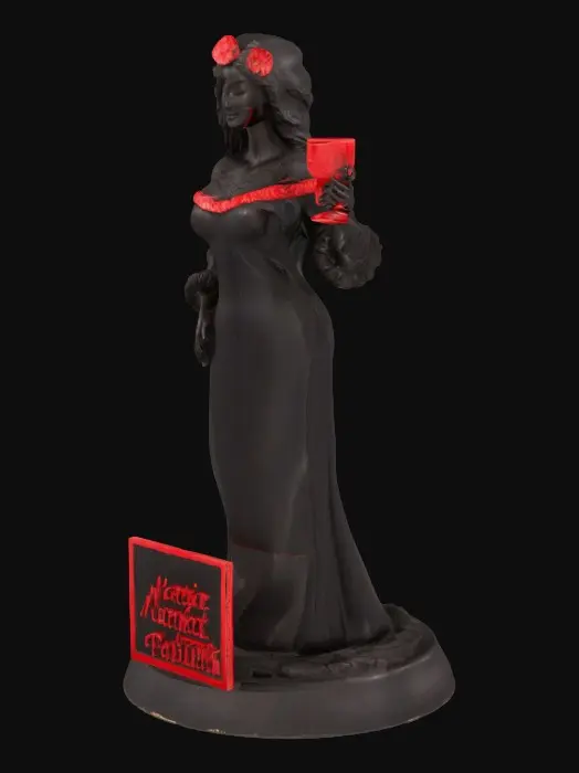 3D model for Maria Padilha Statue