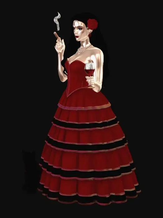 3D model for Crimson Siren