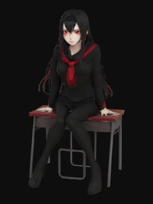 3D model for Twilight Black & Red