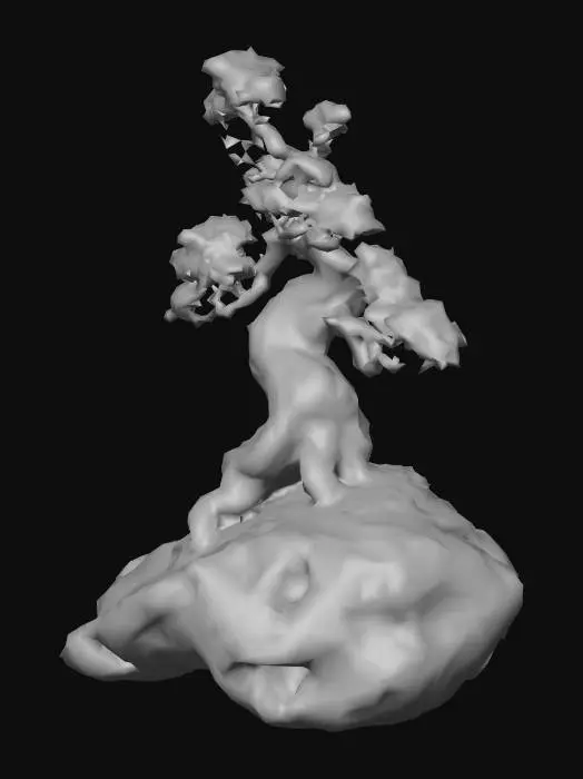3D model for Stoneborn Bonsai