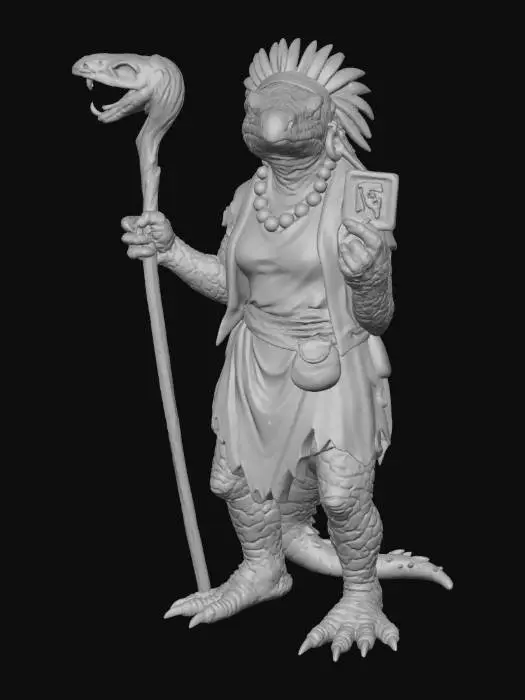 3D model for Lizard Mystic