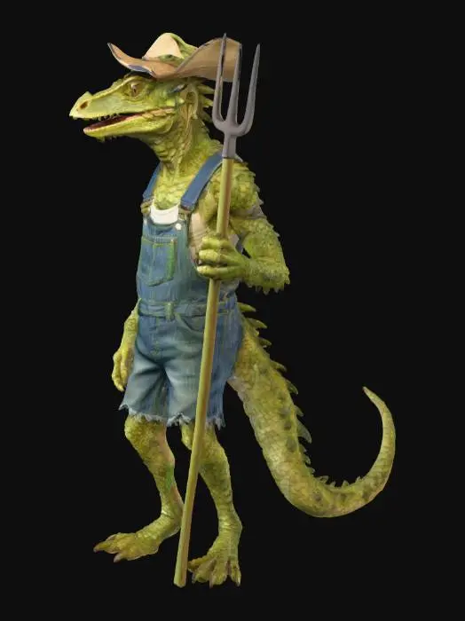 3D model for Reptile Rancher