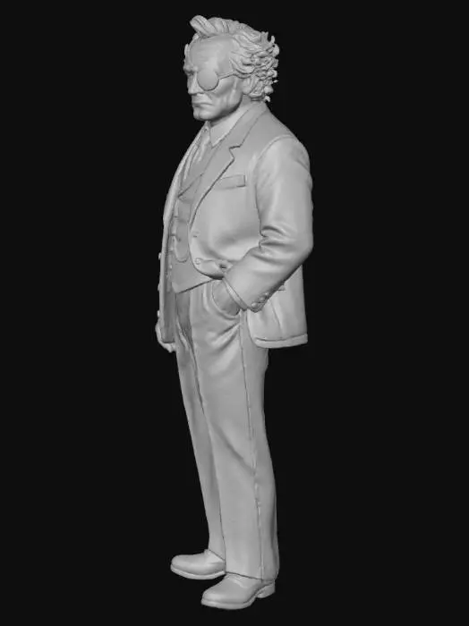 3D model for Gentleman with an Eyepatch
