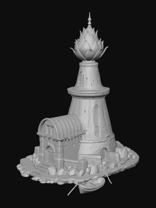 3D model for Kingdom’s Beacon, #Halloween2025#