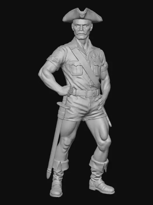 3D model for #Halloween2025#, Maritime Guardian