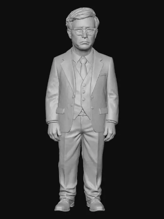 3D model for Pensive Gentleman