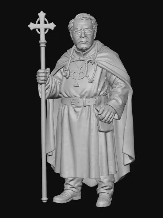 3D model for Medieval Healer