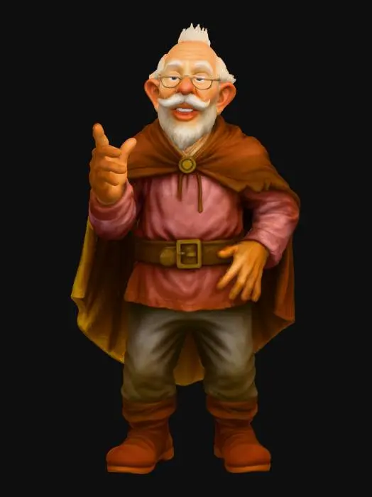 3D model for The Wise Storyteller