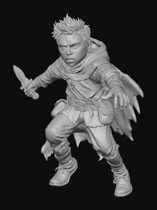 3D model for The Young Rogue