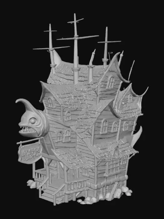 3D model for The Haunted Inn