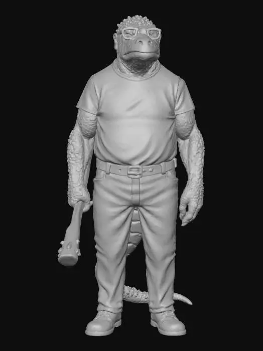 3D model for Lizard Gentleman