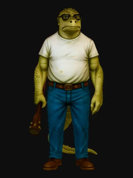 3D model for Lizard Gentleman