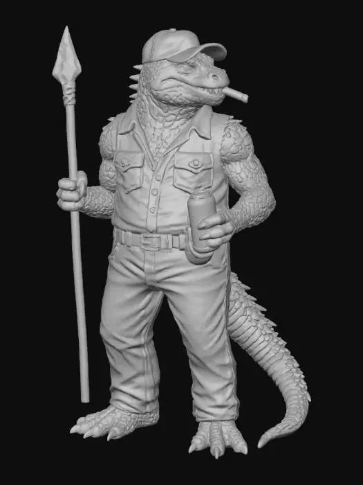 3D model for Swamp Guardian