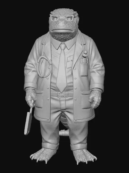 3D model for Dr. Scaley