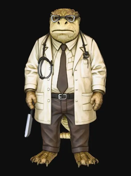 3D model for Dr. Scaley