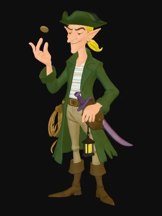 3D model for Pirate's Gambit, #Thanksgiving#