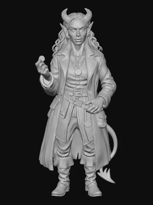 3D model for Demon Gambler