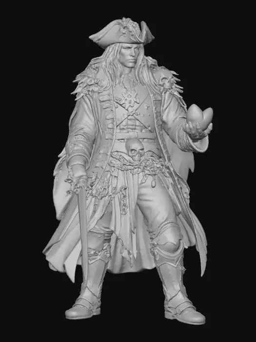 3D model for Captain of the Forsaken Sea, #Christmas2025#