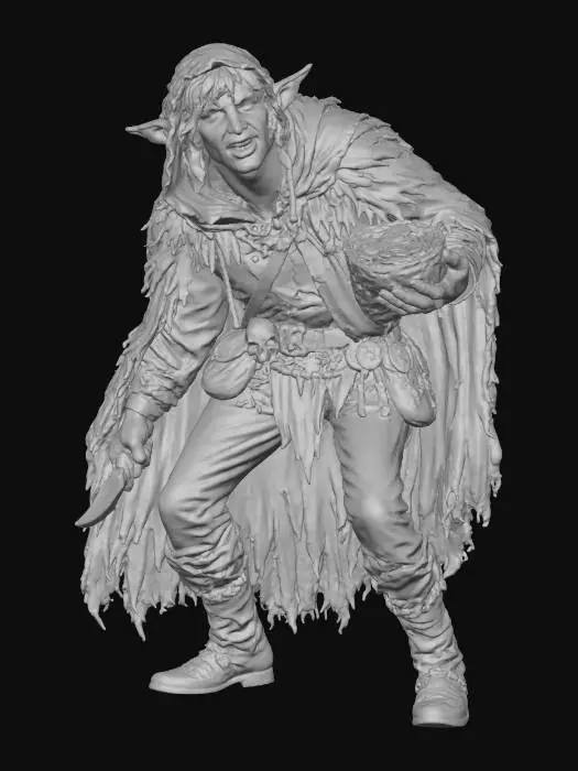 3D model for Mischievous firbolg Thief, #Christmas2025#