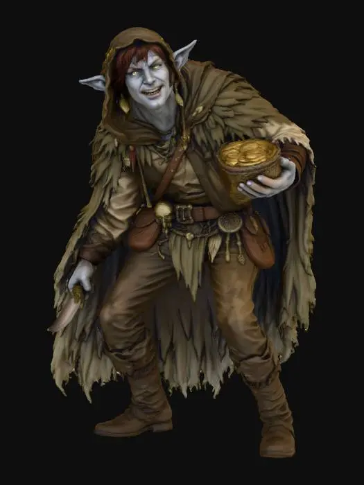 3D model for Mischievous firbolg Thief, #Christmas2025#