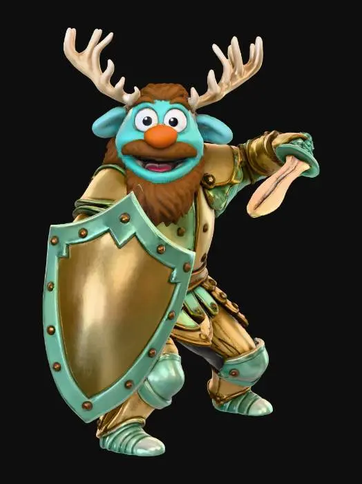 3D model for Antlered Warrior, #Christmas2025#