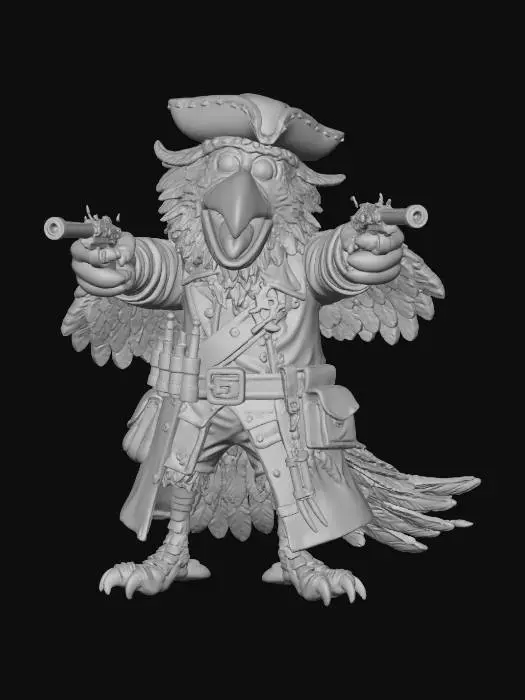 3D model for Parrot Pirate, #Christmas2025#