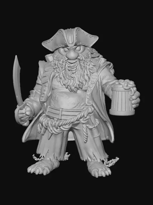 3D model for Bubbles the Pirate, #Christmas2025#