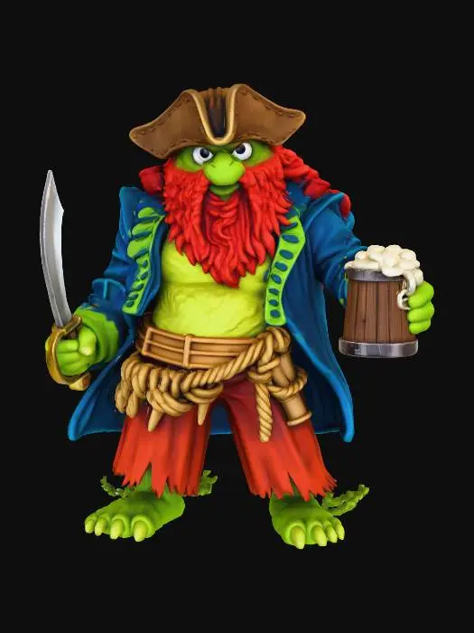 3D model for Bubbles the Pirate, #Christmas2025#