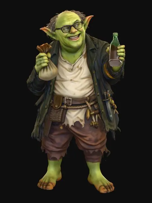 3D model for Goblin Merchant, #Christmas2025#