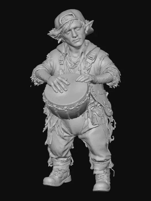 3D model for Drummer on the Docks