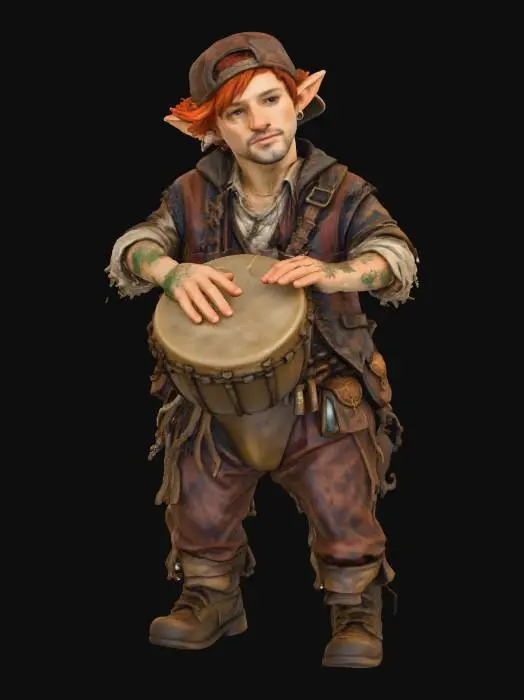 3D model for Drummer on the Docks