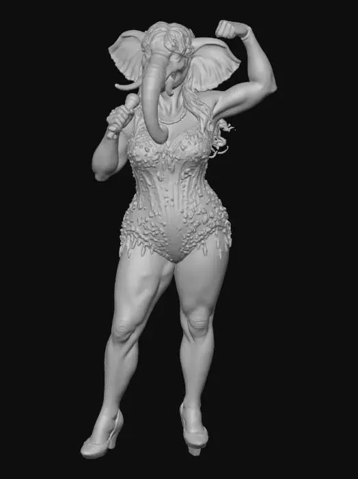 3D model for Loxodon Diva, #Christmas2025#