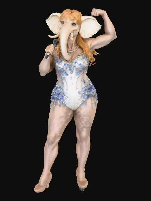 3D model for Loxodon Diva, #Christmas2025#