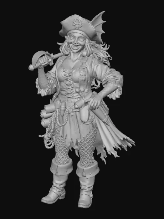 3D model for Pirate Siren Adventure