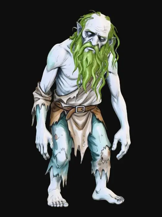 3D model for Grizzled Troll