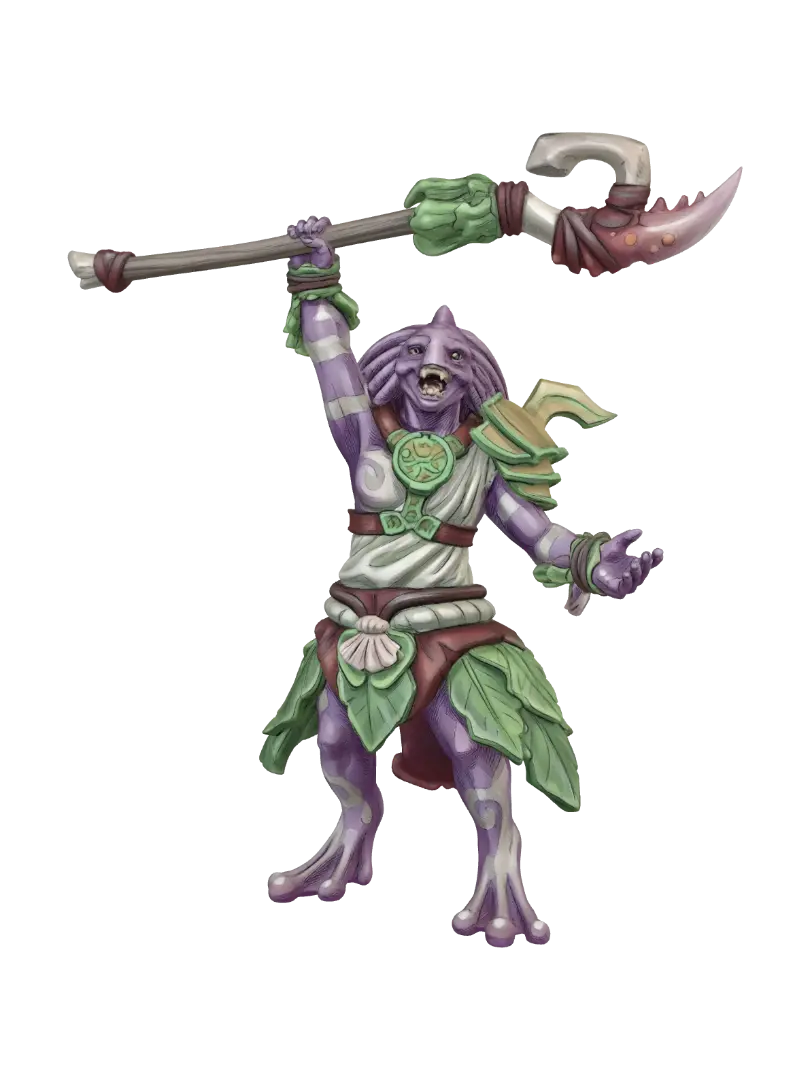 Harborbound Warrior - Stormy 3D model, vytvořený pomocí AI