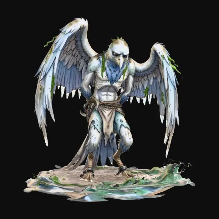 3D model for Winged Sentinel of the Abyss
