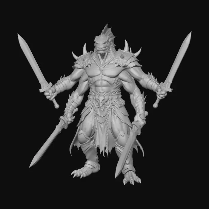 3D model for Blademaster Makaht