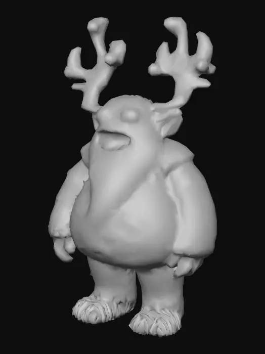 3D model for Jolly Antlered Monster