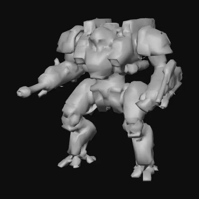 3D model for Giant War Robot