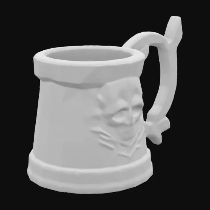 3D model for Pirate Skull Mug