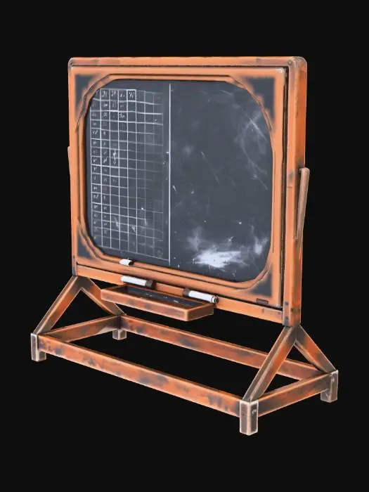 3D model for Chalkboard Elegance