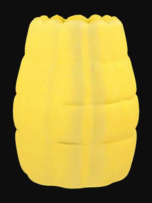 3D model for Yellow Puff Cylinder