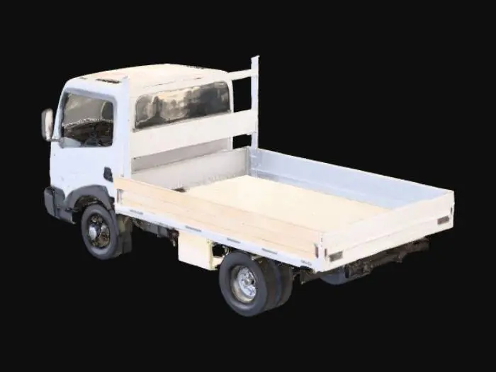 3D model for Truck in Front of Auto Shop