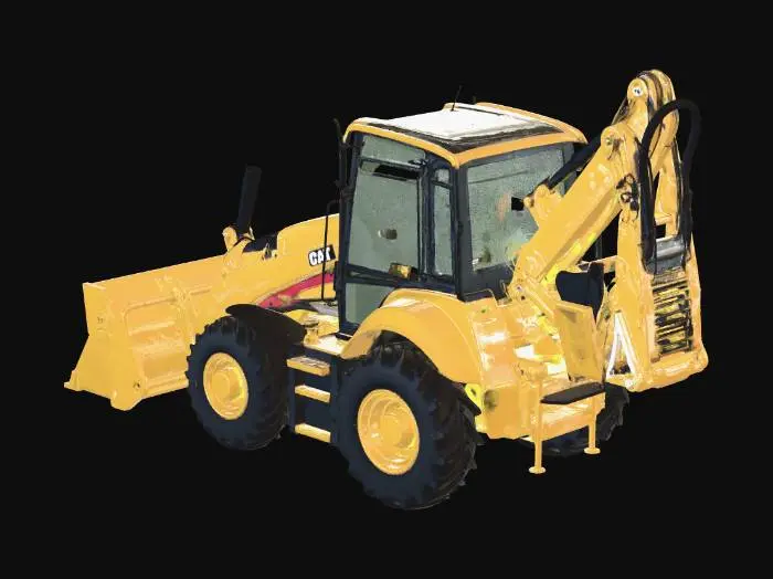 3D model for Backhoe Loader