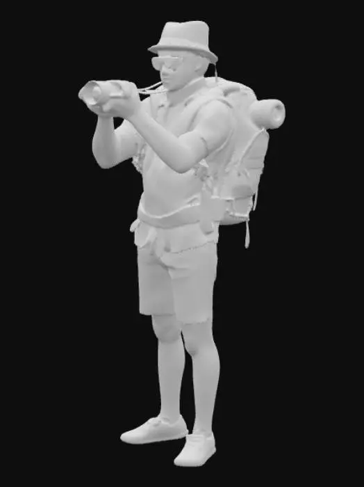 3D model for Traveler with Camera