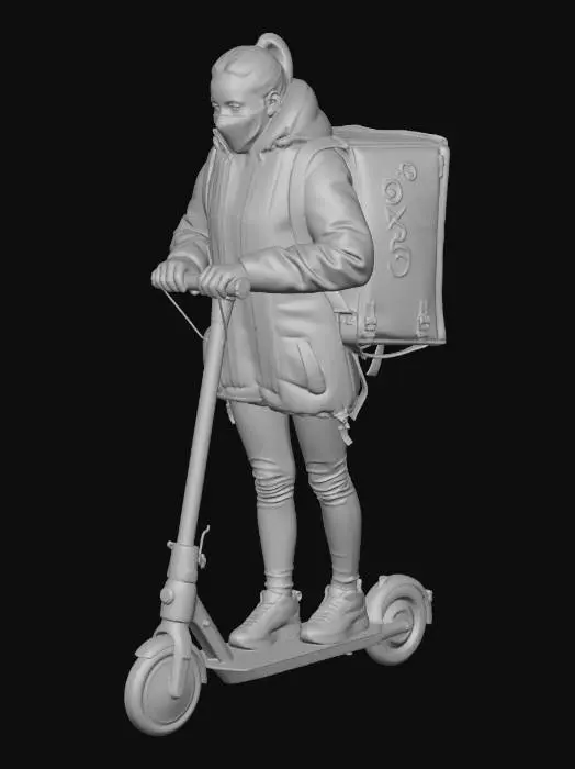 3D model for Delivery on Wheels