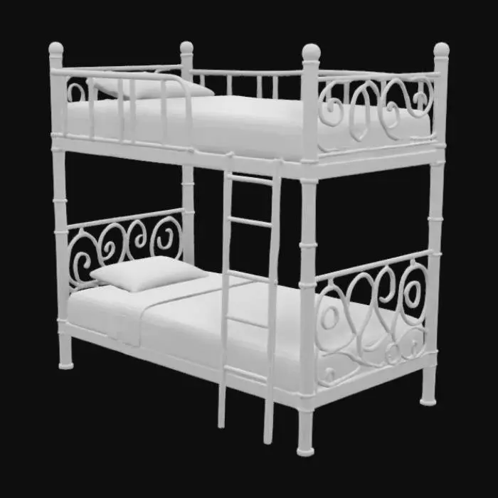 3D model for Elegant Bunk Bed Design