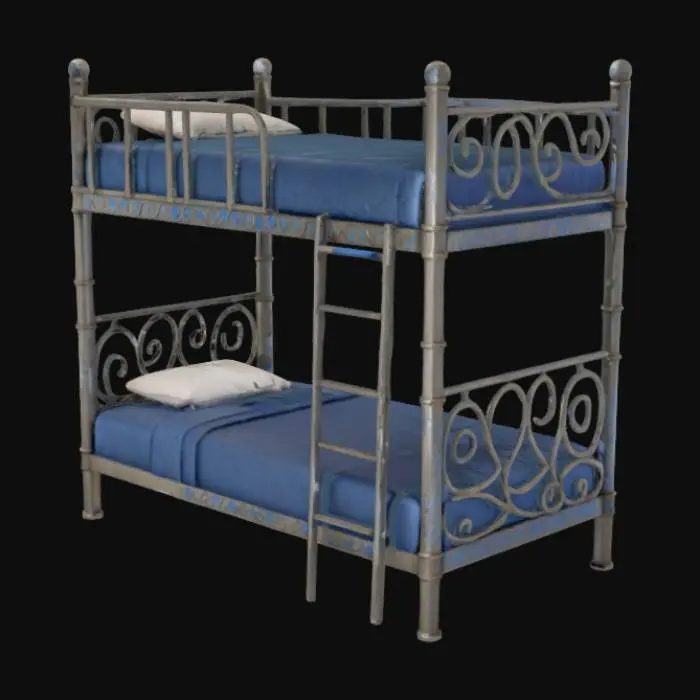 3D model for Elegant Bunk Bed Design